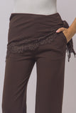 AFTER HOURS LACE WRAP PANTS