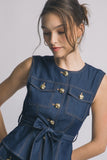 INDIGO BREEZE DENIM TOP
