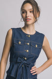 INDIGO BREEZE DENIM TOP
