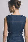 INDIGO BREEZE DENIM TOP