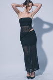 ISLAND NIGHTS LACE SET MIDI SKIRT