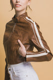 PULL UP TRACK STRIPE JACKET