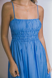 KARIN MIDI DRESS - BLUE
