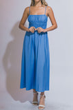 KARIN MIDI DRESS - BLUE