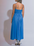 KARIN MIDI DRESS - BLUE