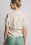 ELSIE LINEN BLOUSE