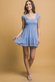 ADALINA MINI DRESS - BLUE