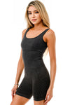 SNATCHED RIBBED ACTIVE ROMPER