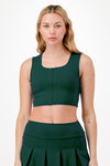 WORKING ON ME SET CROP TOP