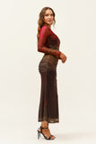 OPHELIA MESH MIDI DRESS