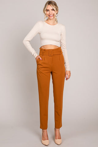PUMPKIN SPICE BLAZER SET BOTTOMS