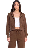 THE COCOA LOUNGE SET ZIP-UP HOODIE
