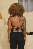 SPEAKEASY SET HALTER TOP