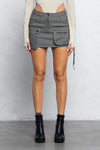 CASSIE CARGO MINI SKIRT