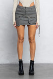 CASSIE CARGO MINI SKIRT