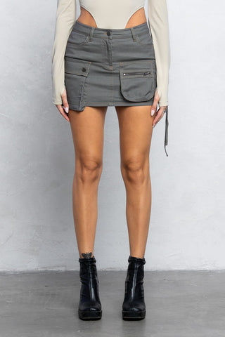 CASSIE CARGO MINI SKIRT
