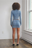 WEST END DENIM SET SKIRT