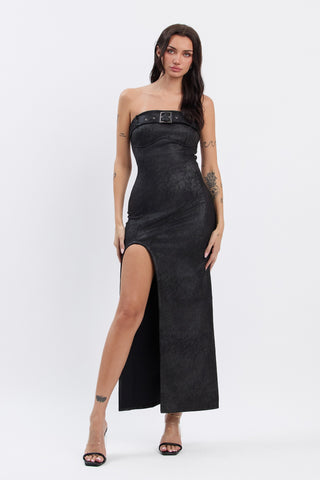 OZZY SUEDE MAXI DRESS