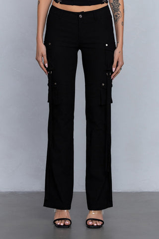 ARLETTE LOW RISE CARGO PANTS