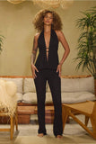 SPEAKEASY SET HALTER TOP