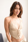 STEVIE CROCHET CORSET TOP