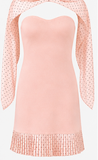 MADELINE POLKA DOT HEM MINI DRESS