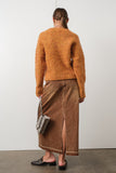 THANKFUL TWO-TONE KNIT SWEATER