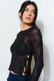 KENZI LACE SHEER TOP