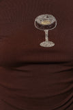ESPRESSO MARTINI BEADED TOP