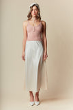 LACE & LUXE SATIN MAXI SKIRT