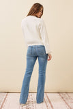 LOREN PEARL EMBELLISHED CARDIGAN