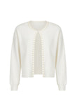 LOREN PEARL EMBELLISHED CARDIGAN