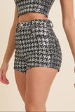 PARTY PLANNER SEQUIN EMBELLISHED SET SHORTS
