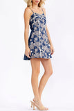 COASTAL CHARM DENIM MINI DRESS