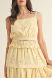 LIMONCELLO DREAMS EYELET SET TOP
