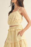 LIMONCELLO DREAMS EYELET SET TOP