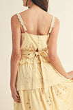 LIMONCELLO DREAMS EYELET SET TOP