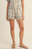 CABANA CLUB CROCHET SET SHORTS
