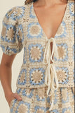 CABANA CLUB CROCHET SET TOP
