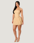 CALLIE DROP WAIST MINI DRESS