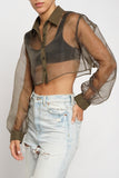 OLIVE OPULENCE TOP