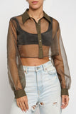 OLIVE OPULENCE TOP