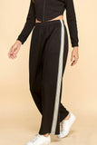 ROUND TRIP SET PANTS - BLACK