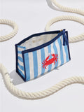 Crab & Rosé Zip Pouch
