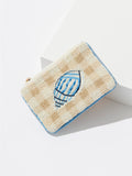 BEADED SHELL COIN POUCH