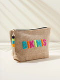 "BIKINIS" ZIP POUCH