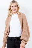 THE COZY KNIT SHRUG