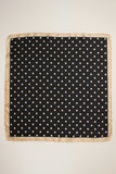 CLASSIC POLKA DOT SILKY SATIN SCARF