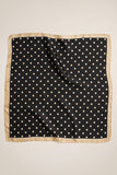 CLASSIC POLKA DOT SILKY SATIN SCARF