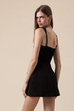EVERMORE MINI DRESS - BLACK